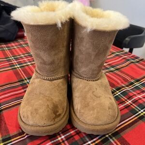 UGG Australia Toddler Bailey Bow II Boot Original Style 1017394T - BROWN USA 8